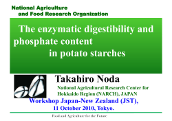 Takahiro Noda The enzymatic digestibility and phosphate content in