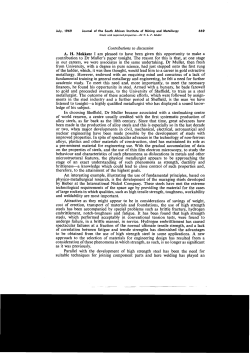Contributions to discussion AH Mokken: I am pleased to have been
