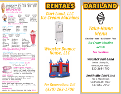 dariland rentals - Dariland Ice Cream Restaurant Wooster Ohio