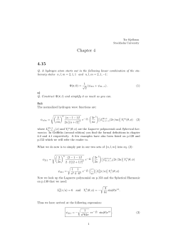 Solutions to Chapter 4