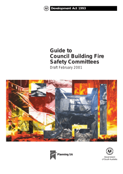 Guide to Council Building Fire Safety Committees