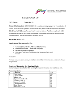 ginonic csa- 20 - Godrej Industries