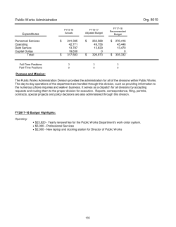 Public Works Administration Org. 8010