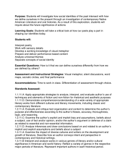 sample unit plan using a variety of discussion and assessment