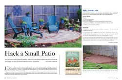 Hack a Small Patio by Shawna Coronado