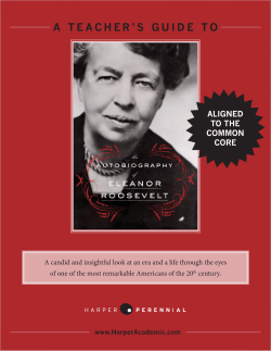 The Autobiography of Eleanor Roosevelt