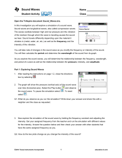 Summary of lesson - TI Education