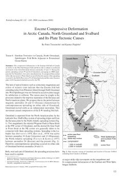 Eocene Compressive Deformation in Arctic Canada, North
