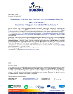 English - March for Europe