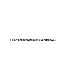 the truth about marijuana withdrawal