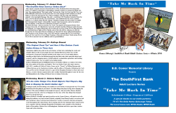 Take Me Back In Time - BB Comer Memorial Library