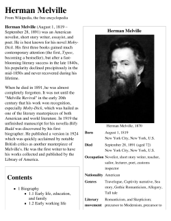 Herman Melville - Kundalini And Cell Towers