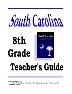 south carolina history