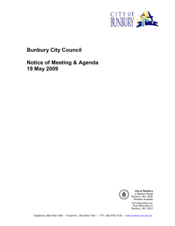 19 May 2009 CouncilAgenda