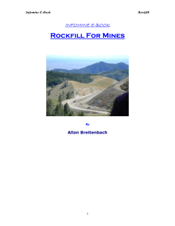 Rockfill For Mines
