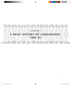 a brief history of Coranderrk, 1835&ndash;81
