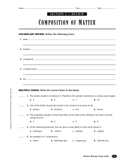 COMPOSITION OF MATTER