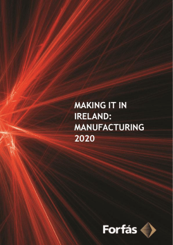 Making It In Ireland: Manufacturing 2020