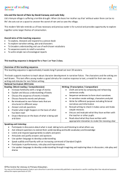 Lila and the Secret of Rain by David Conway and Jude Daly