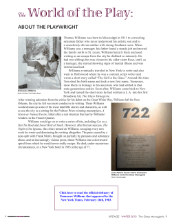 The World of the Play - Roundabout Theatre Company