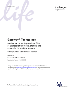 Gateway&reg; Technology manual