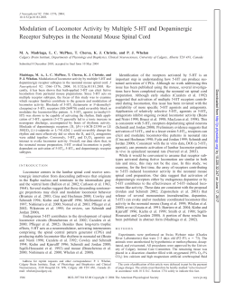 Modulation of Locomotor Activity by Multiple 5