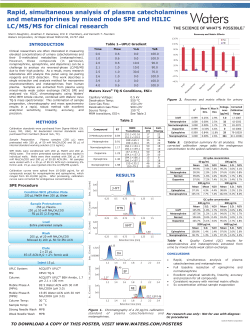 Rapid, simultaneous analysis of plasma catecholamines