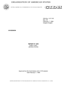 united states - Organization of American States