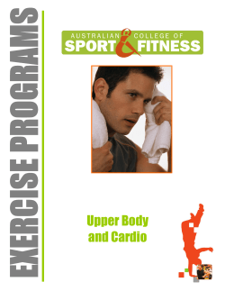 Upper Body and Cardio