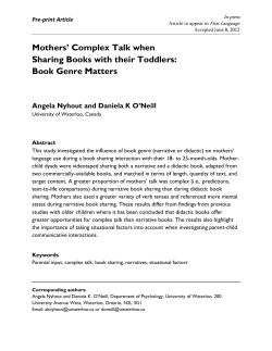 Pre-print Article - University of Waterloo