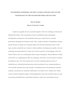 Engineering Expertise and the Canadian Exploitation of the