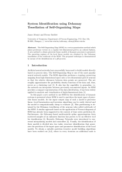 System Identification using Delaunay