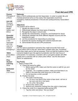 First Aid and CPR