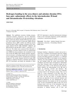 Hydrogen bonding in the urea dimers and adenine&ndash;thymine DNA