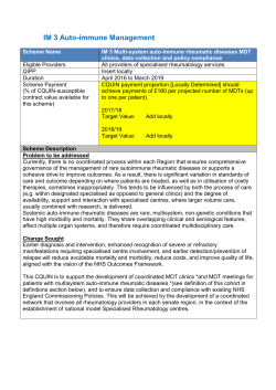 IM 3 Auto-immune Management