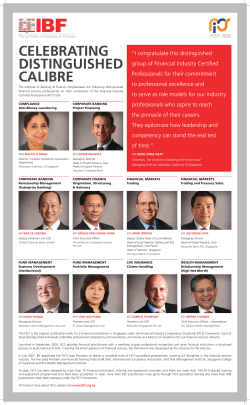 celebrating distinguished calibre