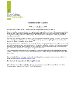 major and minor reading list PDF English