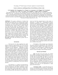 Genetic Architecture and Biological Basis of Feed Efficiency in Dairy