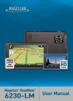 Magellan RoadMate RM-6230 User Manual