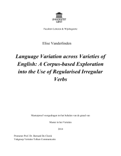 Language Variation across Varieties of English
