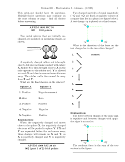 Version 001 – Electrostatics I – tubman – (12125) 1 This print
