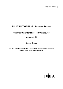 FUJITSU TWAIN 32 Scanner Driver