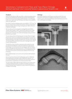 Secondary Containment Pipe and Two