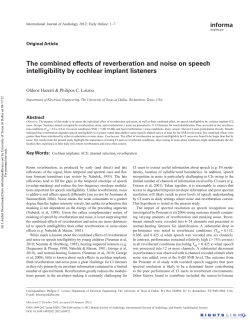 The combined effects of reverberation and noise on speech