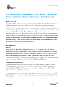 The Influence of a pH Dependent Pore Former on Acid