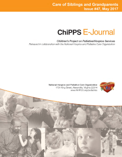 ChiPPS is a program of the National Hospice and Palliative Care