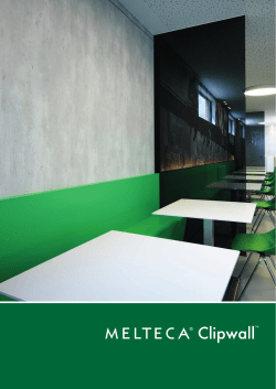 Melteca Clipwall brochure