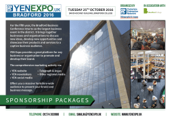 SPONSORSHIP PACKAGES