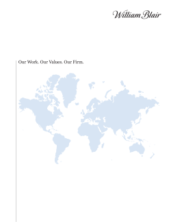 Our Work. Our Values. Our Firm.