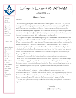 4th Qt 2013 NEWSLETTER LAFAYETTE LODGE.wps